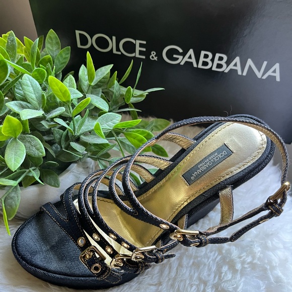 🔥🔥Dolce & Gabbana Denim wedge🔥🔥 - Picture 3 of 3